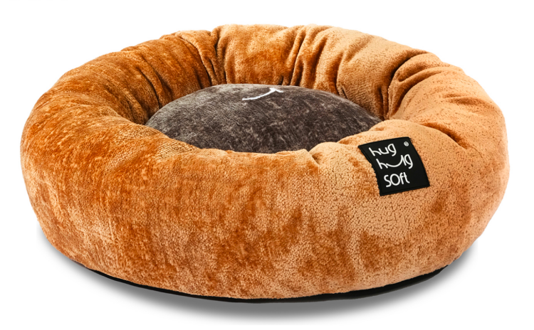 Gran Isle Round Bed in Mocha Mousse