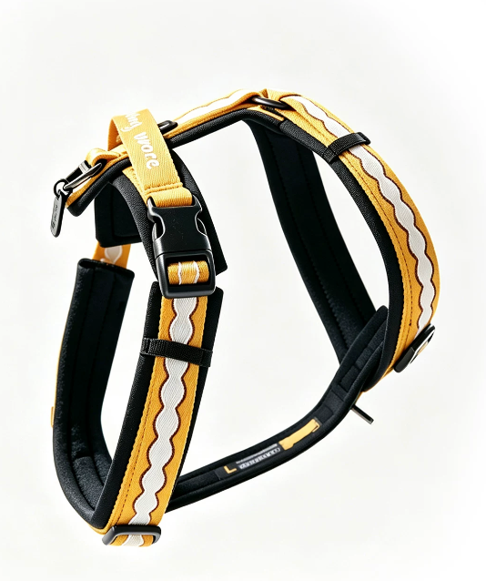 Wave Harness in Cheese Yellow